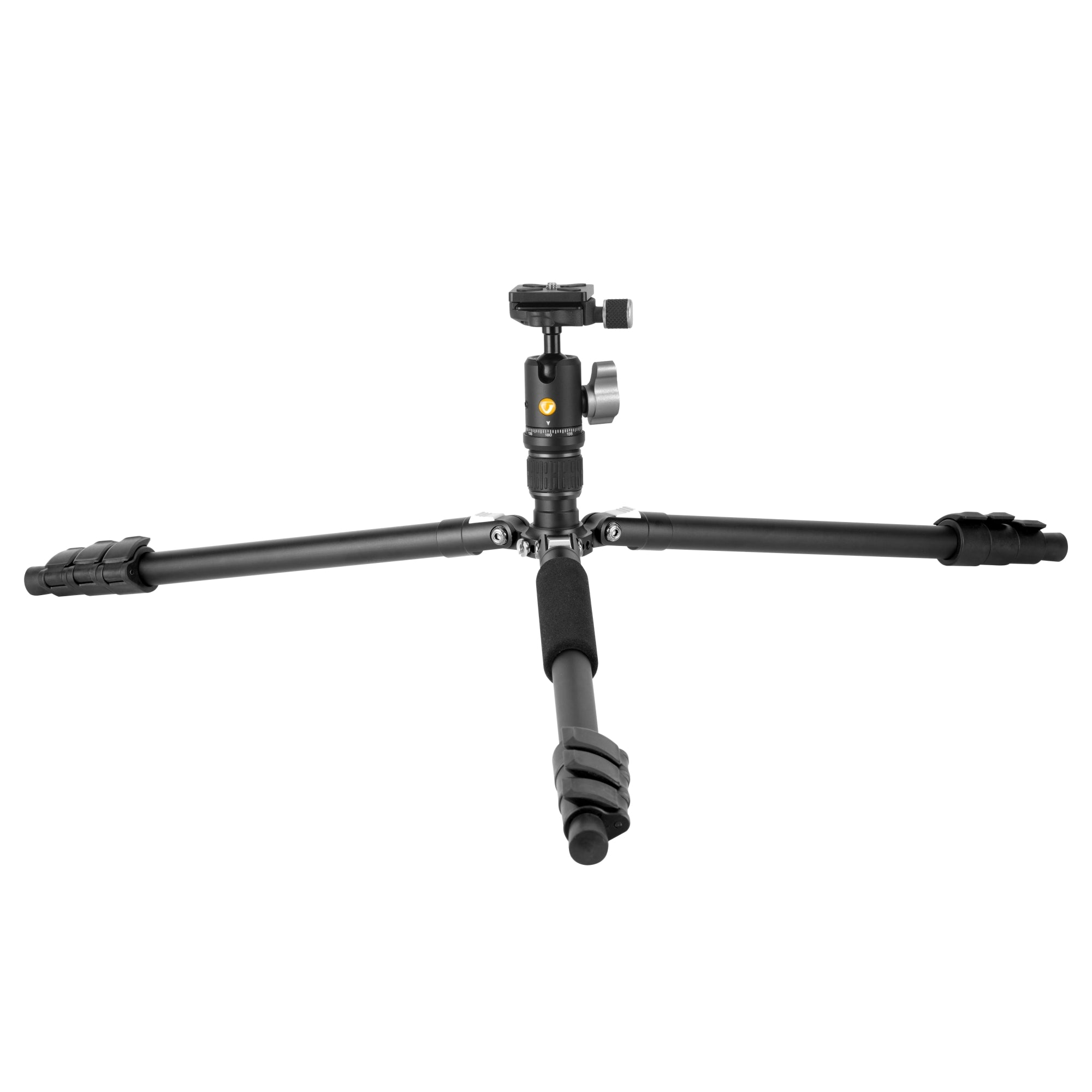 Lightweight Vesta GO 204AB Aluminum Travel Tripod with 360° Ball Head - Compact & Stable for Photography, Hiking, and Outdoor Adventures