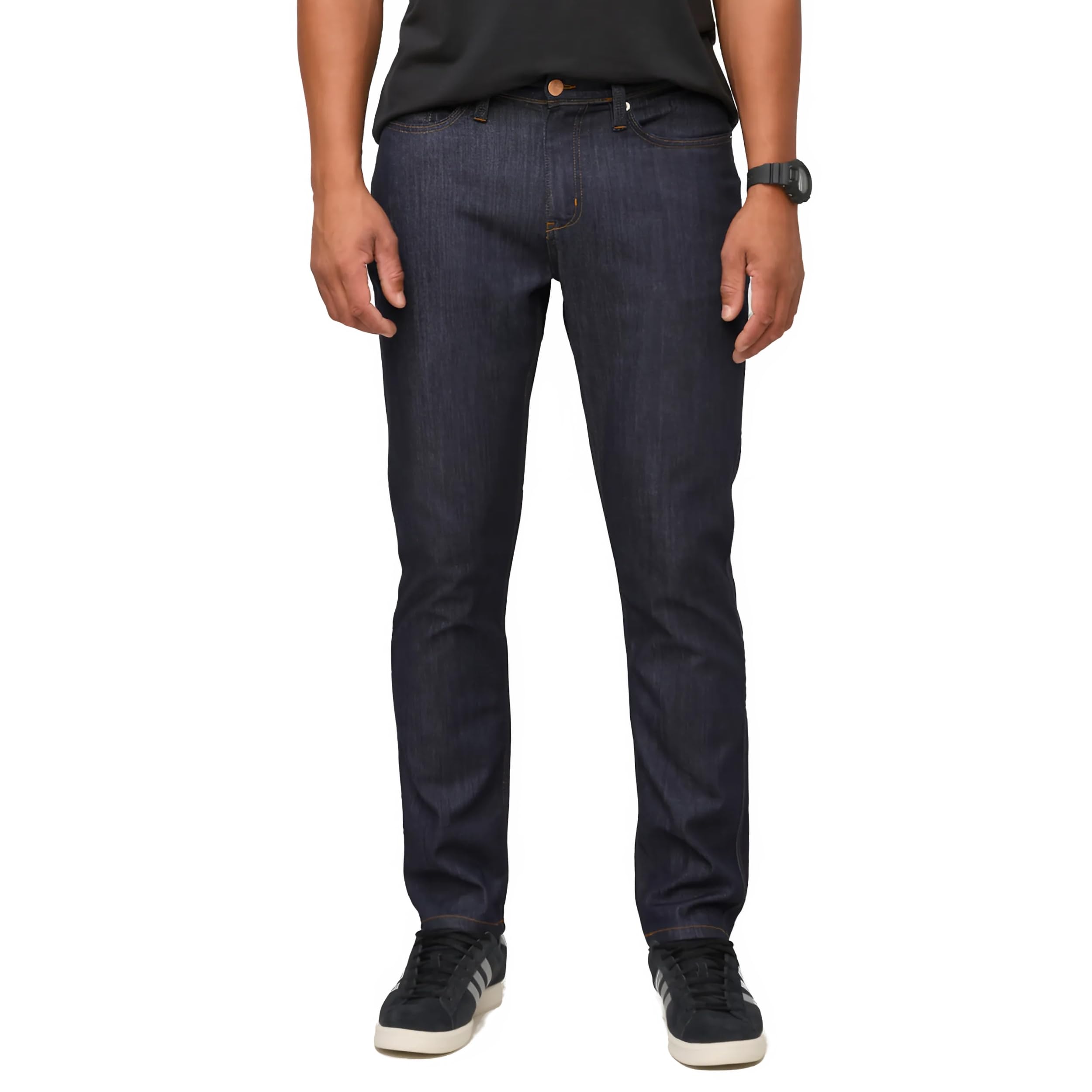 DU/ER Men's Performance Denim Relaxed Tapered Jeans - Stretch Comfort for Active Lifestyle | Perfect for Work, Travel & Outdoor Adventures