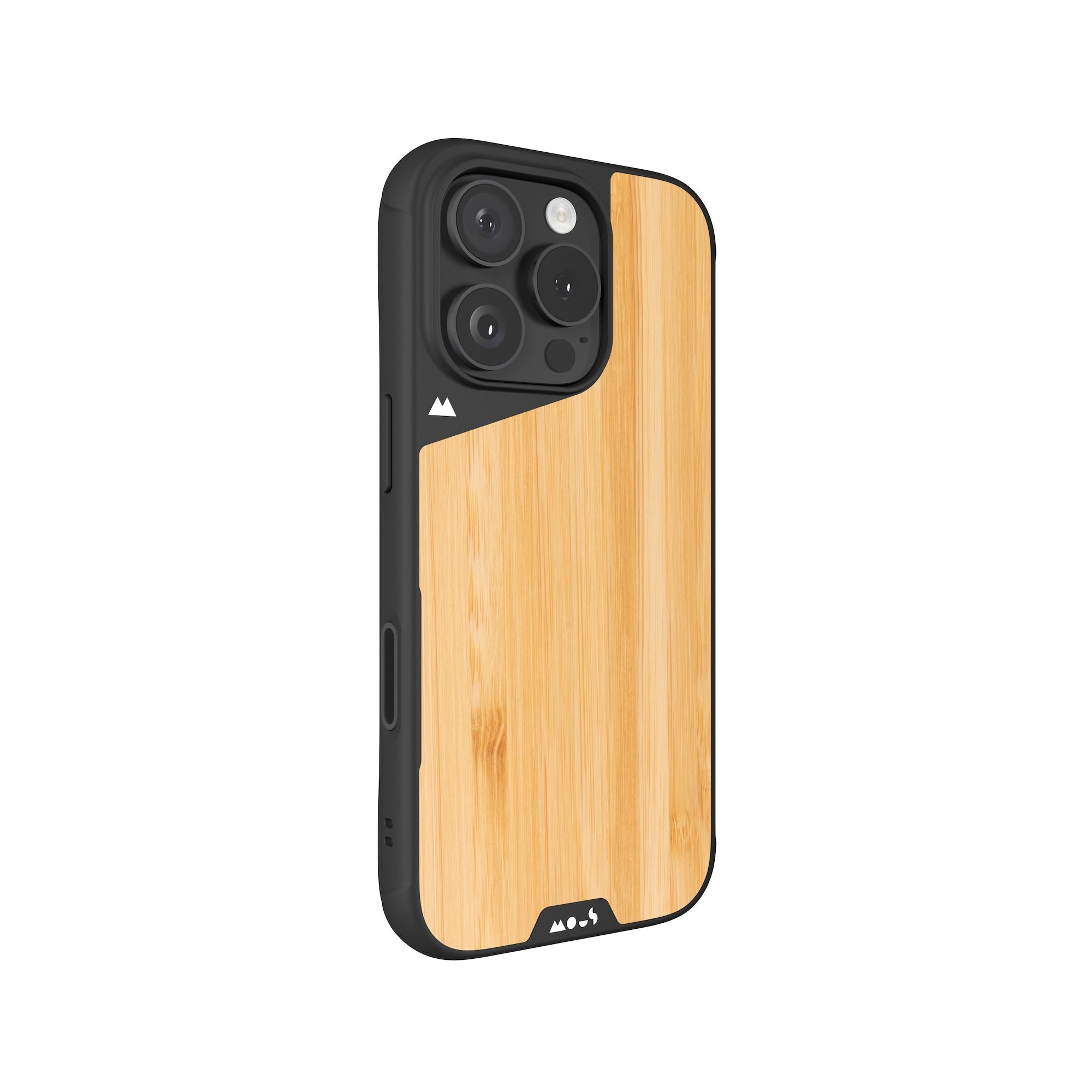MagSafe Compatible Bamboo Phone Case with Camera Control Button - Eco-Friendly Wooden iPhone Cover for iPhone 14/13/12 Pro Max - Perfect for Outdoor Adventures & Daily Protection