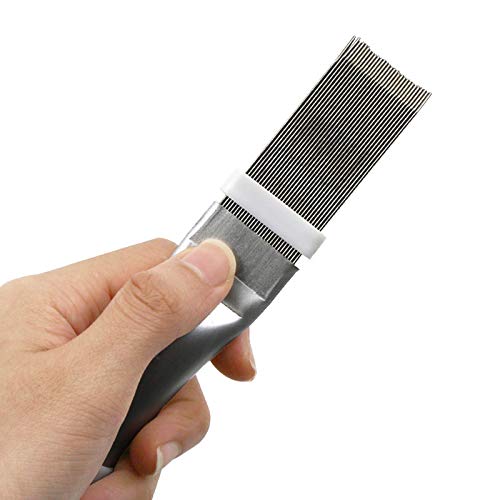 SUNJULY Air Conditioner Fin Comb - Stainless Steel Condenser & Radiator Fin Straightener Tool for AC Coil Cleaning | HVAC Maintenance Accessory for Home & Car Air Conditioning Systems