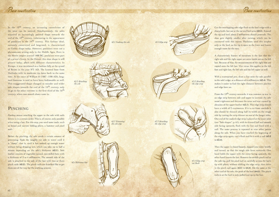 Medieval Clothing & Shoes DIY Kit - Authentic High & Late Middle Ages Costume Footwear for Renaissance Fairs, LARP & Historical Reenactments