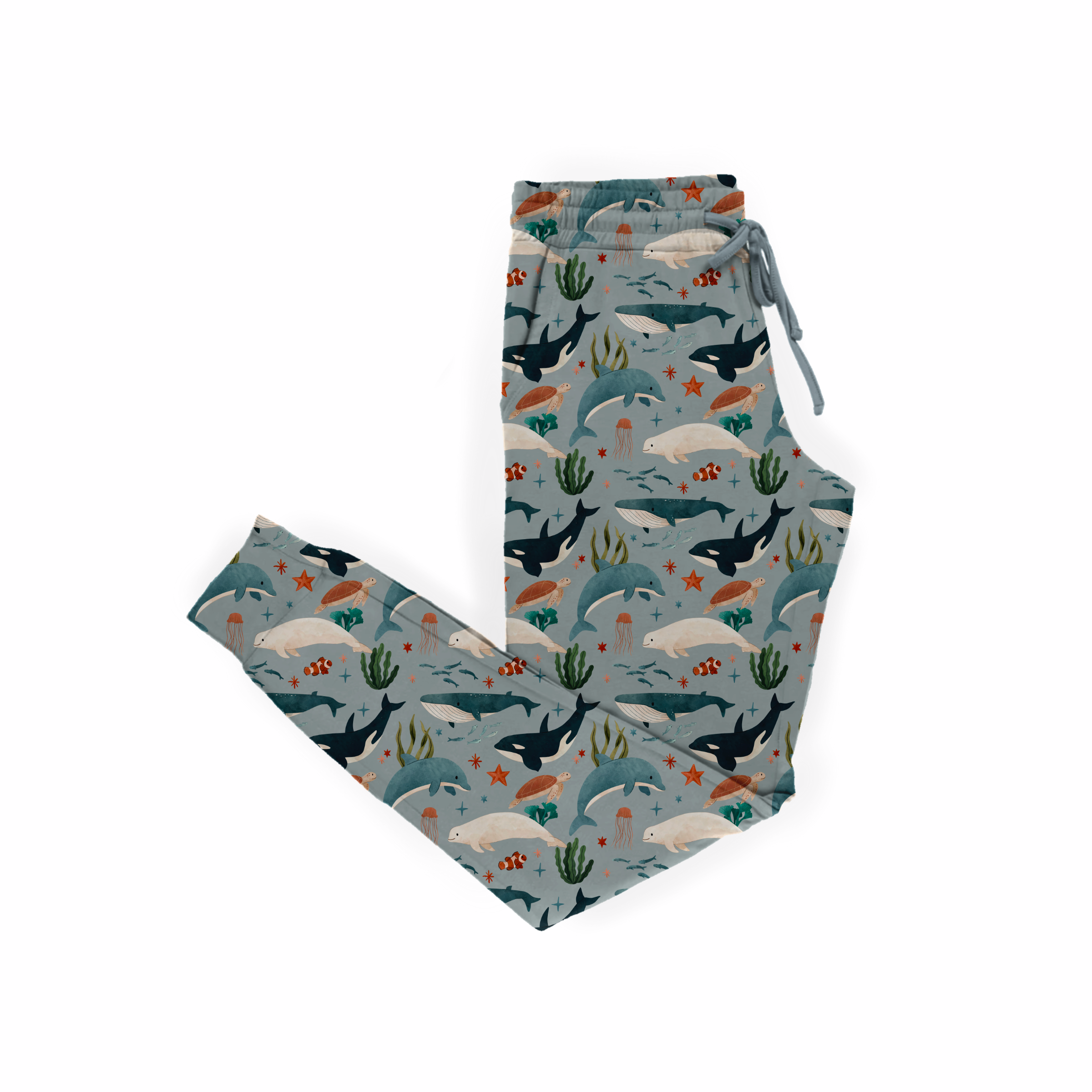Fintastic Friends Women's Modal Jersey Joggers - Soft Stretchy Lounge Pants for Yoga, Running & Home Comfort