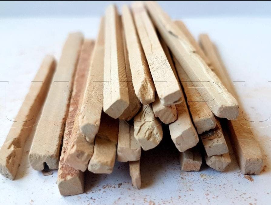 Natural Red Slate Pencils for Kids - Pack of 30 Edible Chalk Sticks (200g) - Safe Non-Toxic Limestone Writing Tool for Classroom, Slate Boards & Creative Play