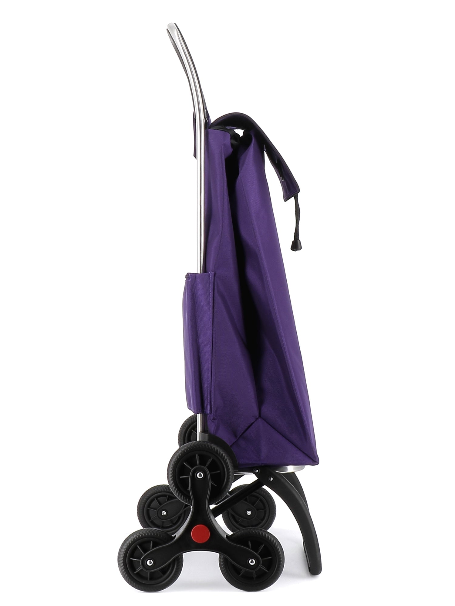 Rolser I Max MF 6-Wheel Stair Climbing Shopping Cart with Heavy Duty Wheels - Perfect for Groceries, Laundry & Staircase Use