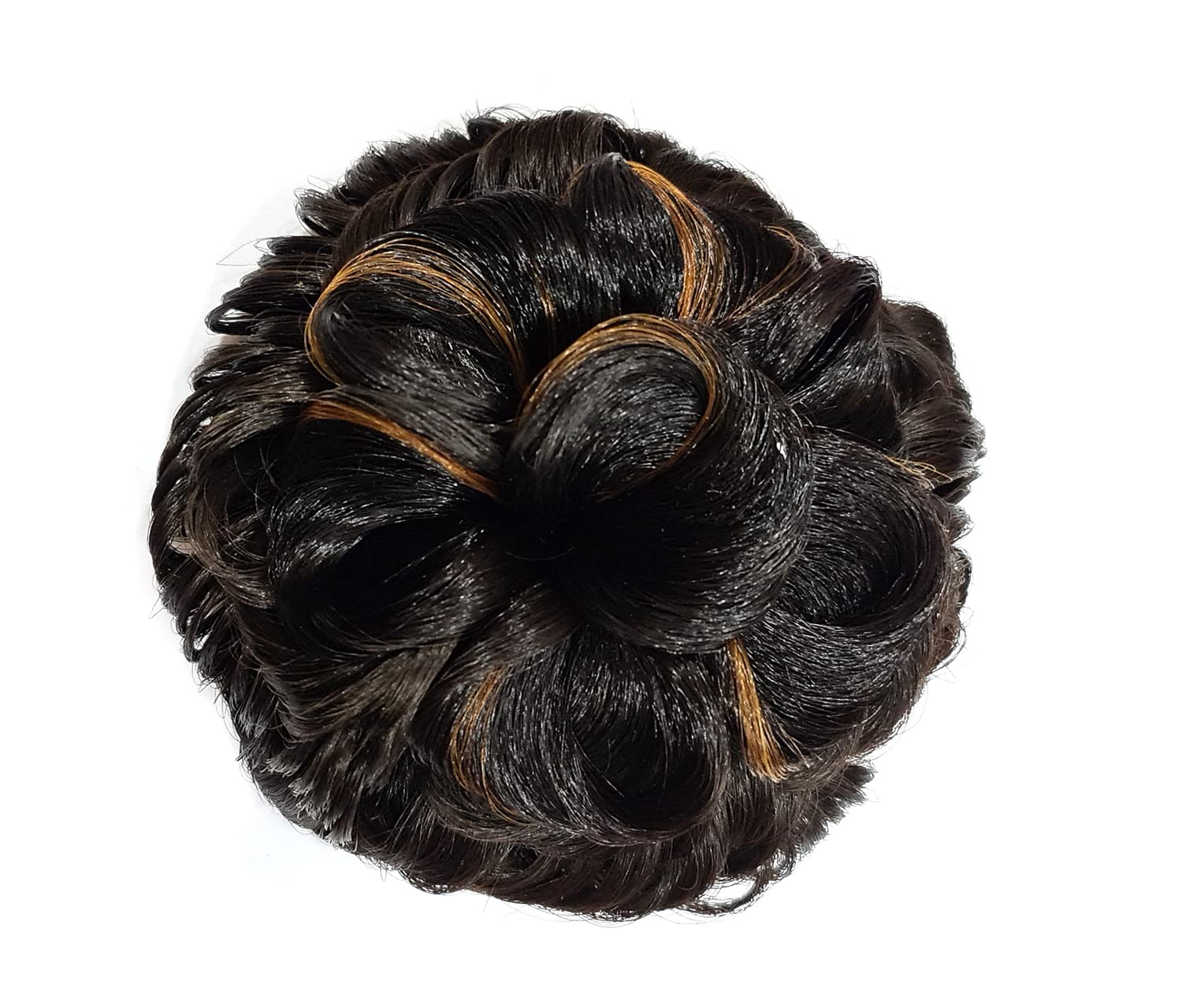 Foreign Holics Bun Maker Hair Accessories - Black Hair Scrunches & Bun Extensions for Women | Perfect for Workouts, Yoga & Everyday Hairstyles