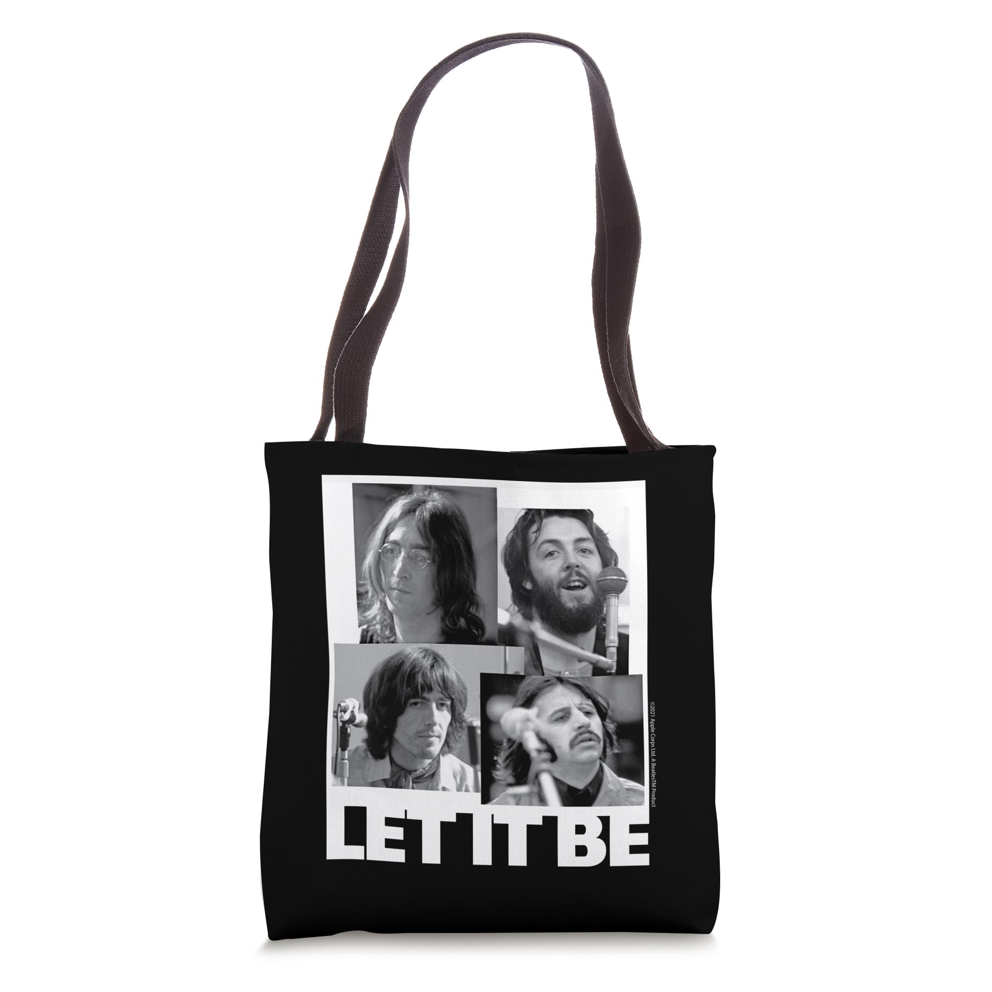The Beatles - Let It Be Tote Bag | Vintage Music Merchandise | Perfect for Concerts, Shopping & Everyday Use