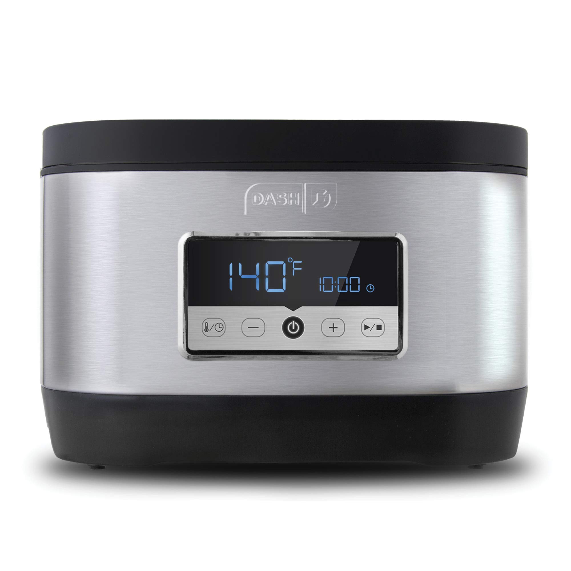 Premium Sous Vide Cooker - Dash Chef Series 8.5 Quart Stainless Steel Immersion Circulator with Digital Timer & Precise Temperature Control | Perfect for Steak, Chicken, Fish, Vegetables | Includes Vacuum Sealer Pump & Bags | Ideal for Home Cooking, Meal Prep & Restaurant Use