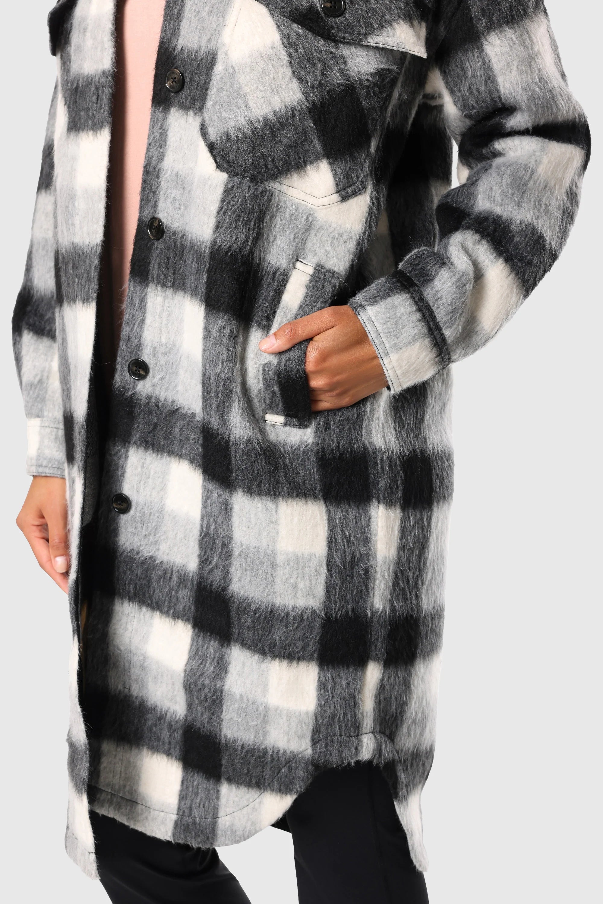 Stylish Long Shacket Coat for Women - Trendy Oversized Button-Up Jacket for Fall & Winter | Perfect for Layering, Casual Outfits & Outdoor Adventures