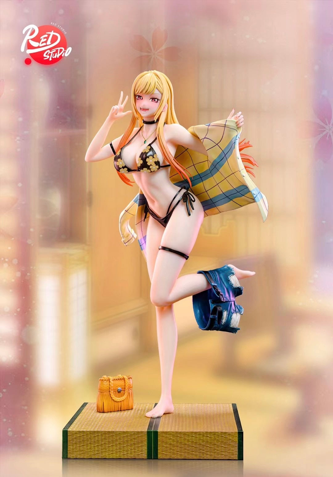 Red Studio Kitagawa Marin Cosplay Costume - Anime Waifu Outfit for Halloween & Conventions | Perfect for Anime Fans & Cosplay Enthusiasts