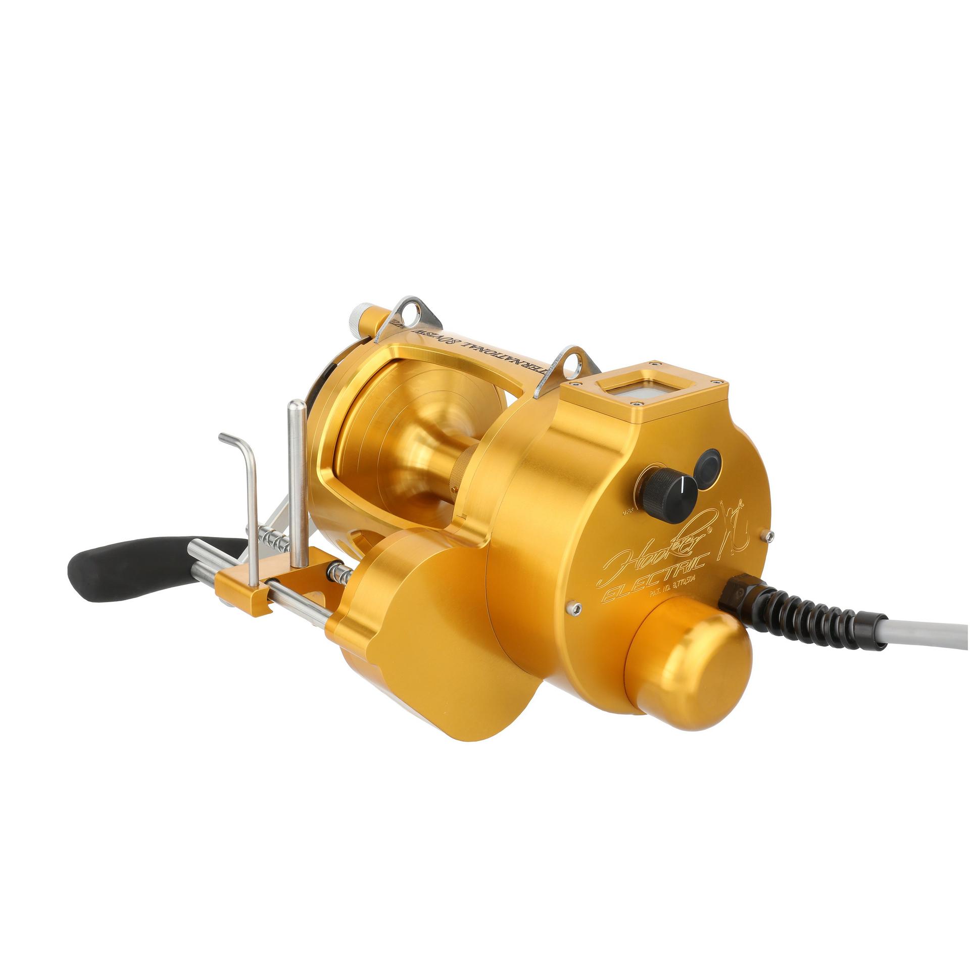 International® VI Autostop Electric Fishing Reel - Saltwater & Freshwater Spinning Reel with Auto-Stop Technology for Bass, Trout, and Catfish Fishing