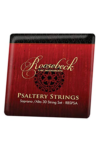 Roosebeck Alto Rounded Psaltery with Extra String Set - Right Hand Musical Instrument for Folk, Celtic & Medieval Music Performances
