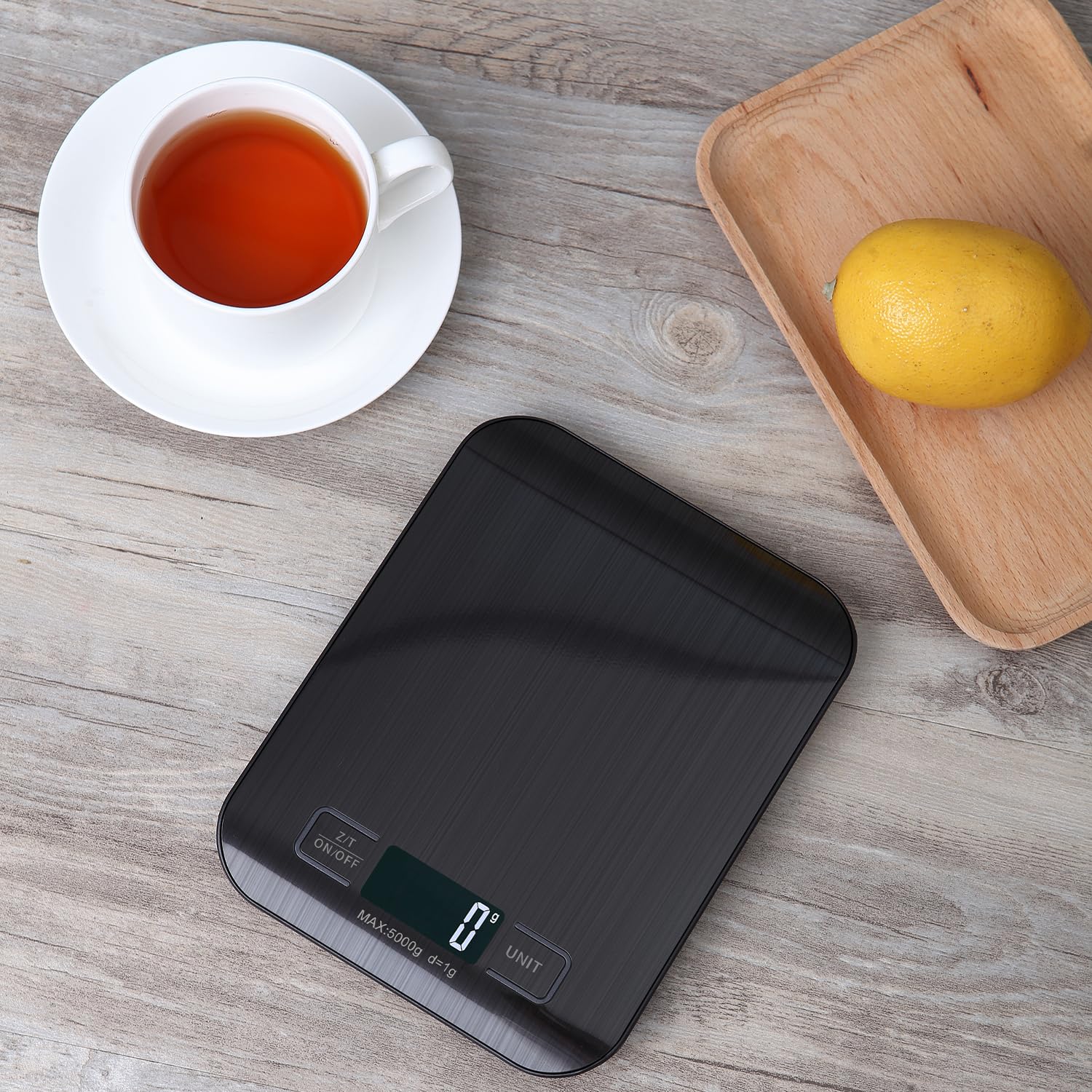 Torchtree Digital Kitchen Scale - 22lb/10kg Precision Food Scale with Tare Function, Touch Buttons & Backlit LCD Display (Includes Batteries) - Perfect for Baking, Cooking, Meal Prep & Portion Control