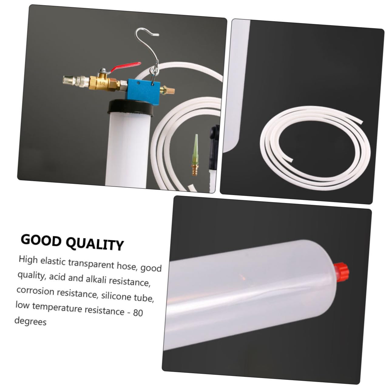 Universal Car Auto Brake Fluid Replacement Tool - Vacuum Pump Bleeder Kit for Trucks & Engineering Vehicles | Easy DIY Brake Fluid Change for Home Garage & Professional Mechanic Use