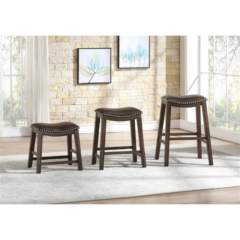 Home Square Bar Stools Set of 3 - 29