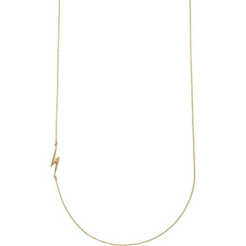 14K Yellow Gold Lightning Bolt 16