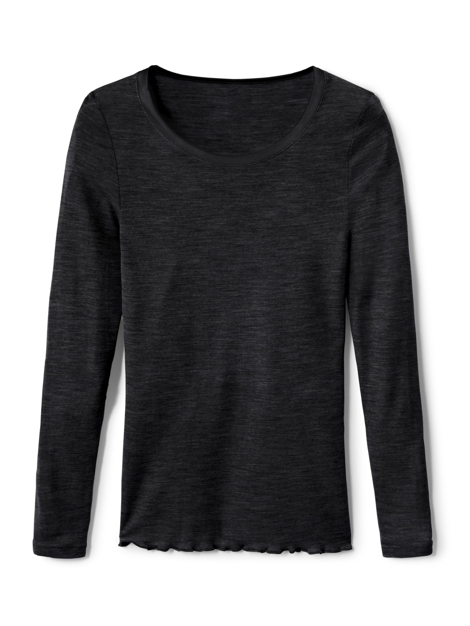 True Confidence Women's Long Sleeve T-Shirt - Comfortable Stretch Fabric for Work, Casual & Layering | Plus Size Options Available