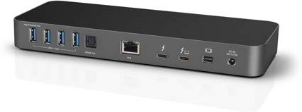 OWC 12-Port Thunderbolt 3 Dock for Windows PC & Mac - Silver (OWCTB3DK12PSL) | High-Speed Data Transfer, 4K Display & Charging Station for Home Office & Gaming Setup