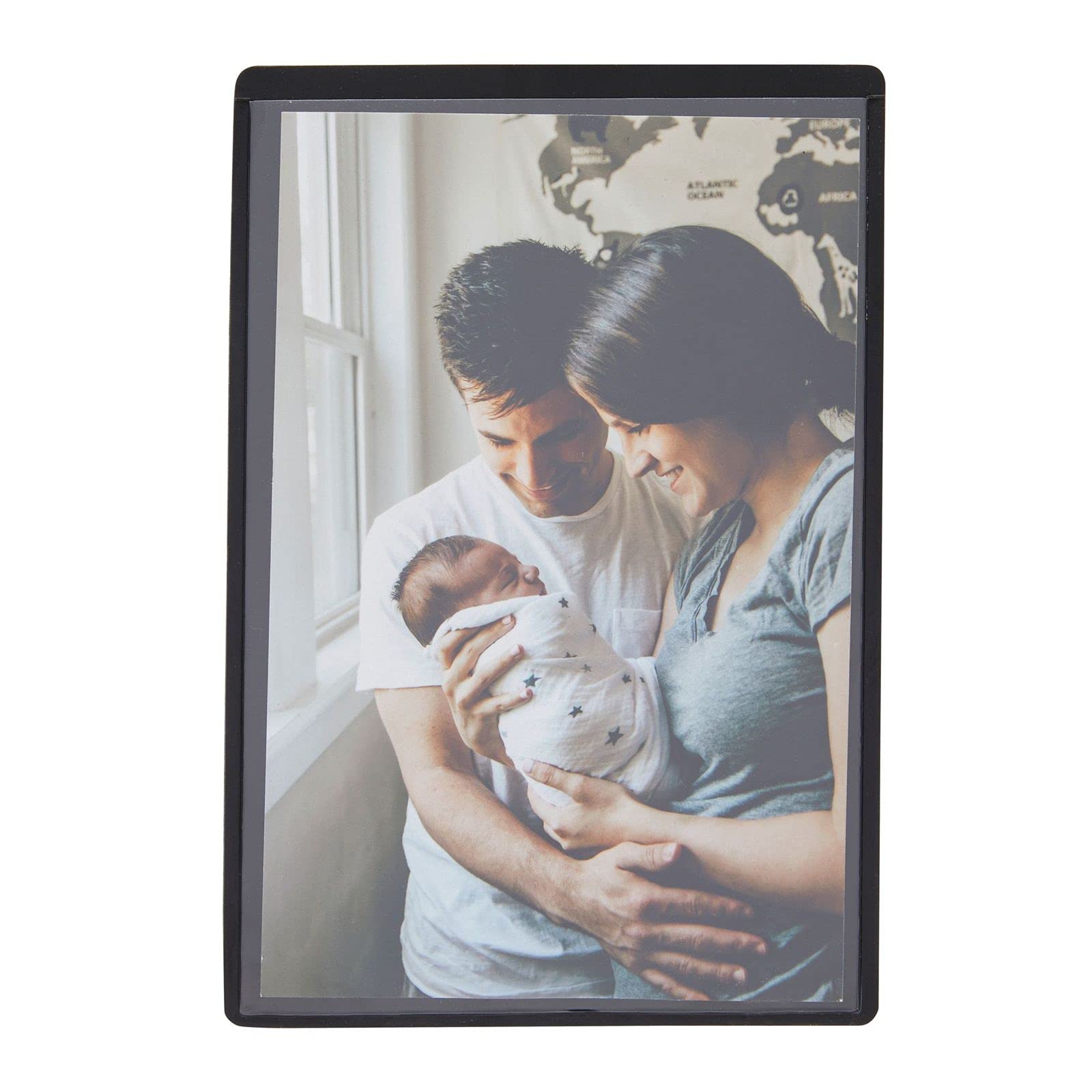 Okuna Outpost 25-Pack Clear Magnetic Photo Frames - Strong Refrigerator Magnets for 4x6 Pictures - Perfect for Kitchen, Office, Dorm & Locker Organization