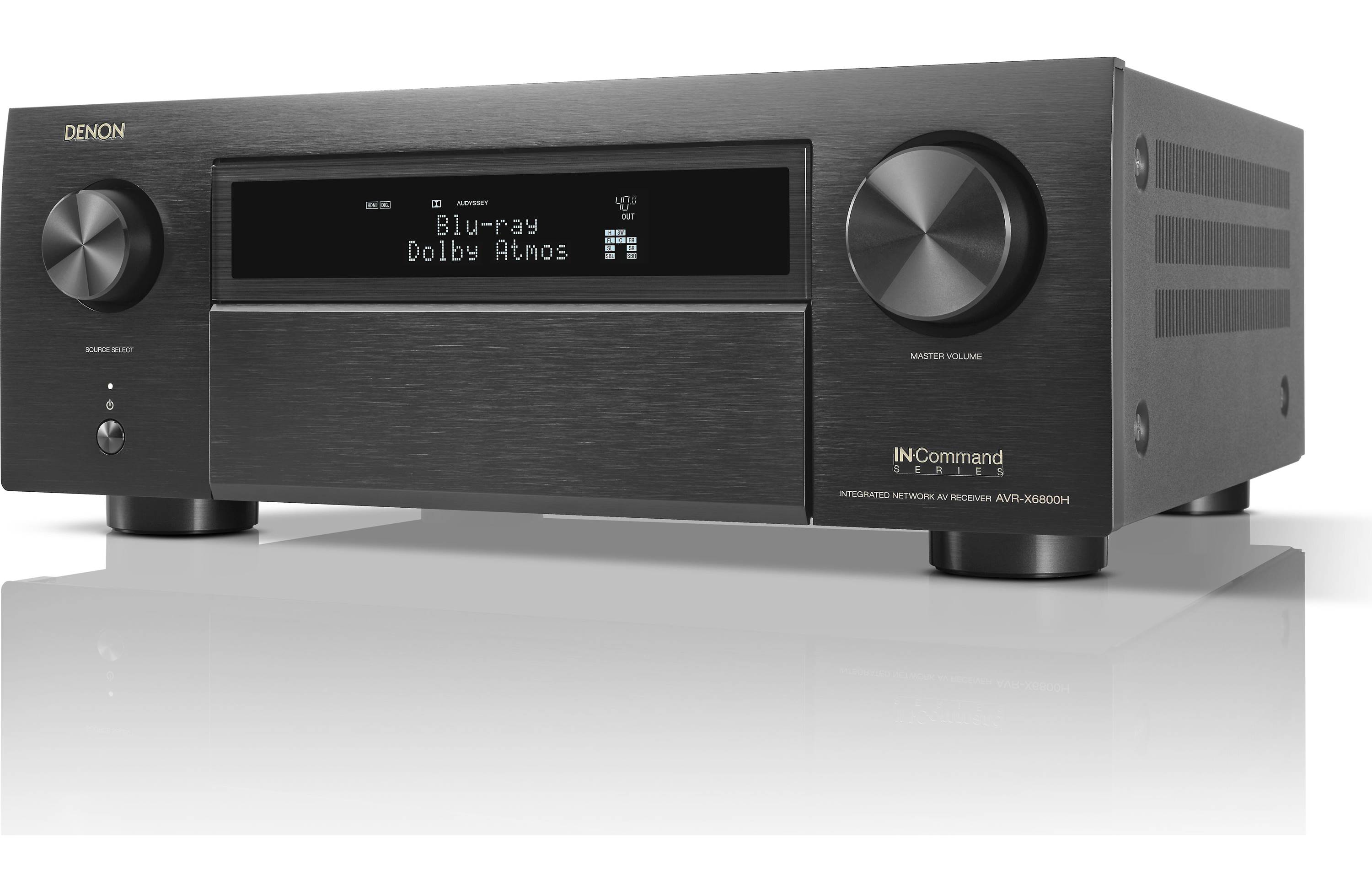 Denon AVR-X6800H 11.4 Channel 8K Ultra HD AV Receiver with Dolby Atmos, DTS:X & Dirac Live - Premium Home Theater System for Movies, Gaming & Music Streaming
