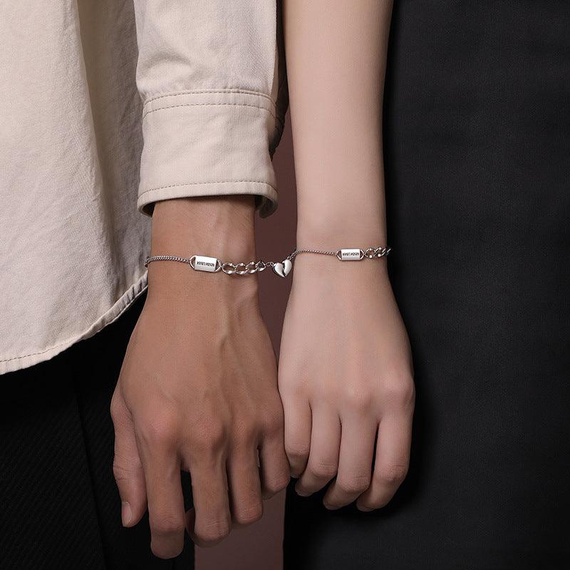 Original Phase Suck A Pair of Love Couple Bracelets - Matching His & Hers Romantic Gift for Anniversaries, Valentine's Day & Couples Date Nights
