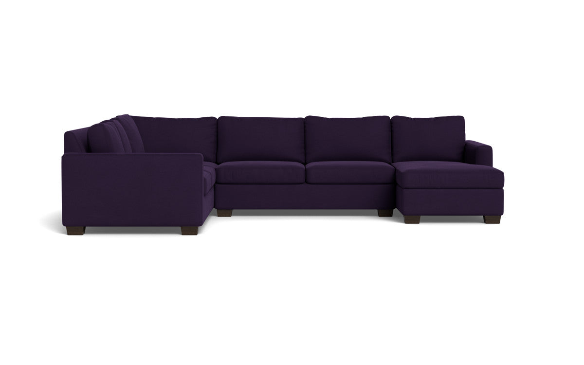 Track 141 Modern L-Shaped Sectional Sofa with Right Chaise Lounge - Perfect for Living Room, Home Theater & Family Gatherings