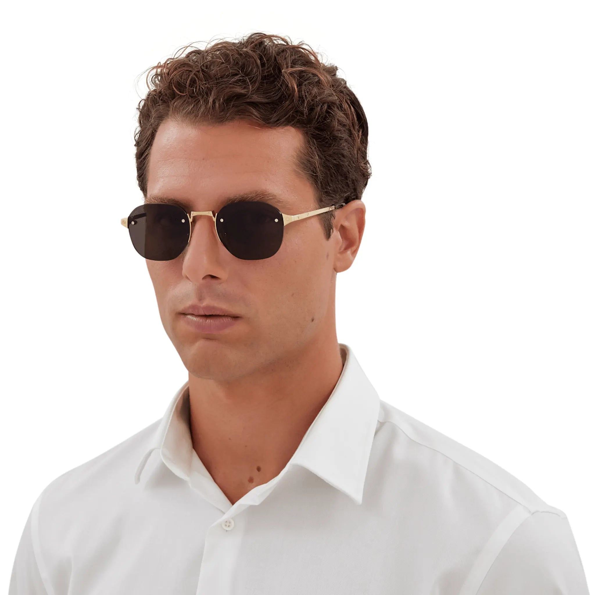 Cartier CT0459S 001 Gold Grey Polarized Sunglasses for Women - Luxury Designer Shades for Driving, Beach & Outdoor Fashion