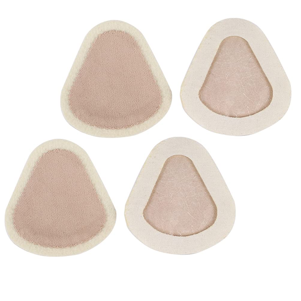 FOMIYES Forefoot Pads 2 Pairs - Self-Adhesive Corn Remover & Protector Cushions, Breathable Blister Bandages for Toes, Skin-Tone High Heel Pads - Perfect for Foot Care, Corn Treatment & Comfort in Dress Shoes