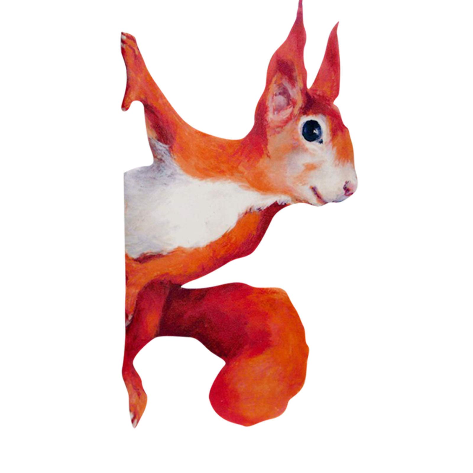 Cute Peeping Squirrel Wall Decals - 1/3/5PCS Woodland Animal Stickers for Walls, Windows, Nursery & Home Decor (Set A, One Size) - Perfect for Kids' Rooms, Playrooms & Nature-Themed Parties