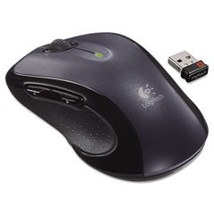 6 Pack LOG910001822 M510 Wireless Mouse - 3 Button Ergonomic Optical Mouse, Silver - Perfect for Office, Home & Gaming Use