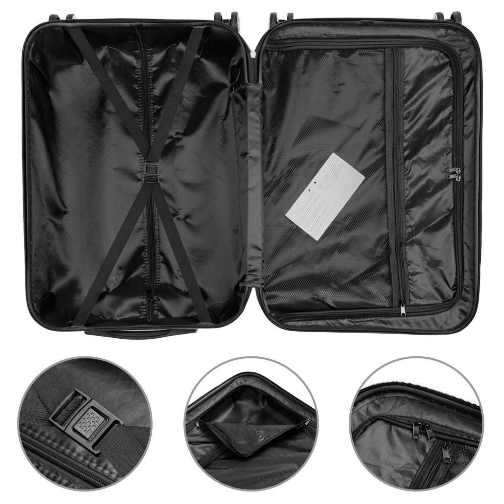 HomVent 3-Piece Spinner Luggage Set with TSA Lock - 20