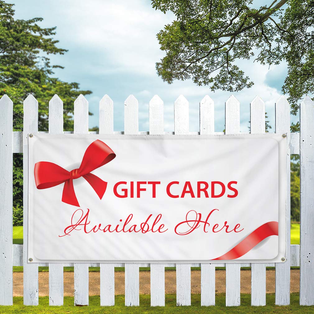 Custom Vinyl Banner 48x96 Inches - Weatherproof Outdoor Sign with 8 Grommets for Restaurants, Cafes & Businesses | Perfect for Yard Signs, Events & Promotions (Multiple Sizes & Gift Cards Available)