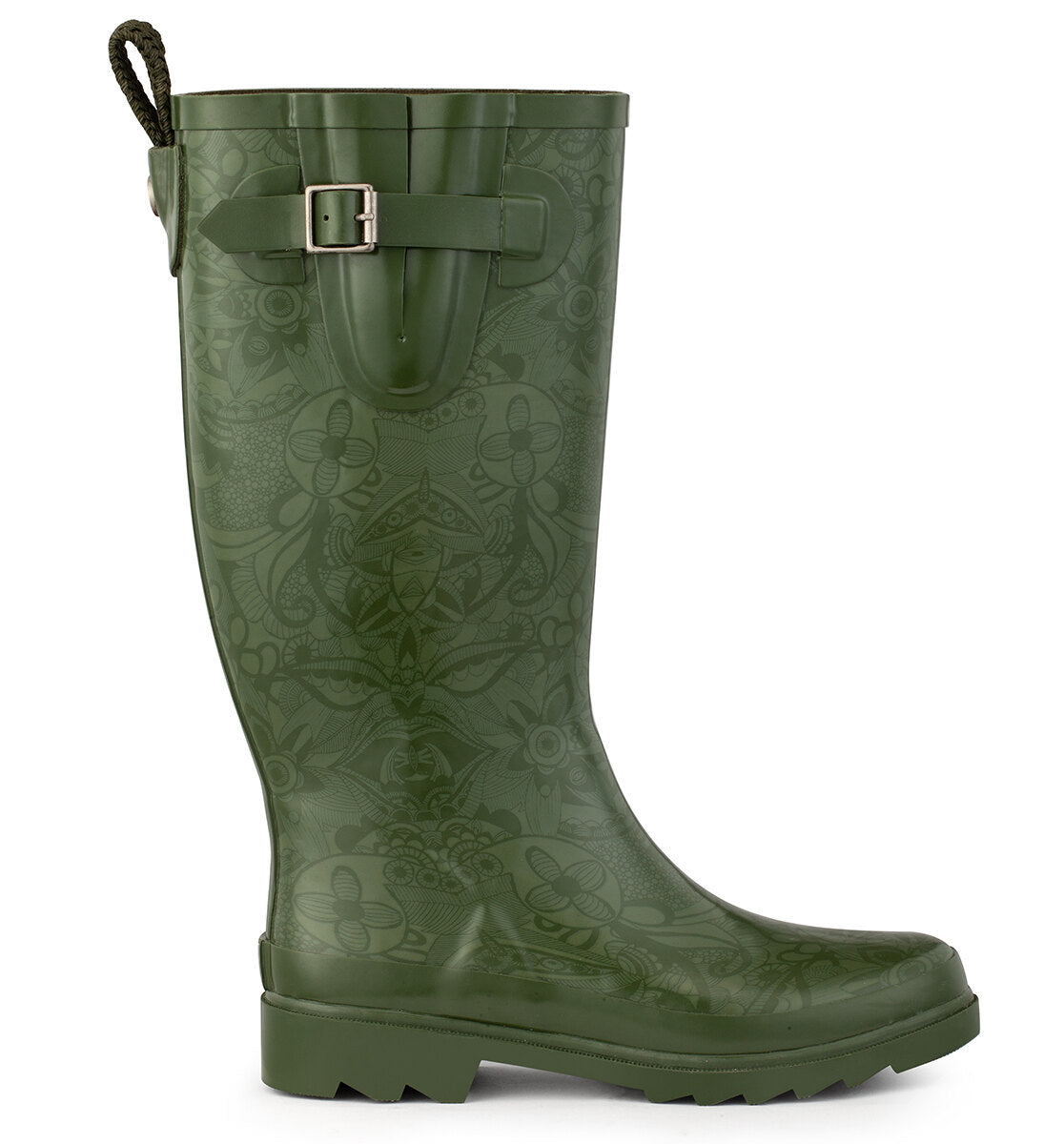 Rhythm Rain Boots for Women - Waterproof Rubber Rain Boots with Comfortable Cushioning - Perfect for Gardening, Hiking & Outdoor Activities