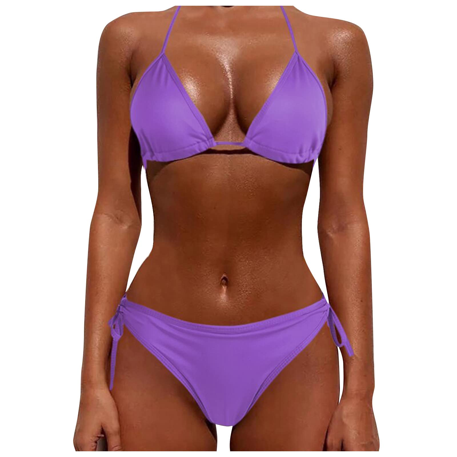 Mebamook Women's Sunflower Print Lingerie Set - No Padding Bikini Bra & Panty Set, Wire-Free Comfortable Underwear for Everyday Wear - Perfect for Sleepwear, Lounging, and Intimate Moments