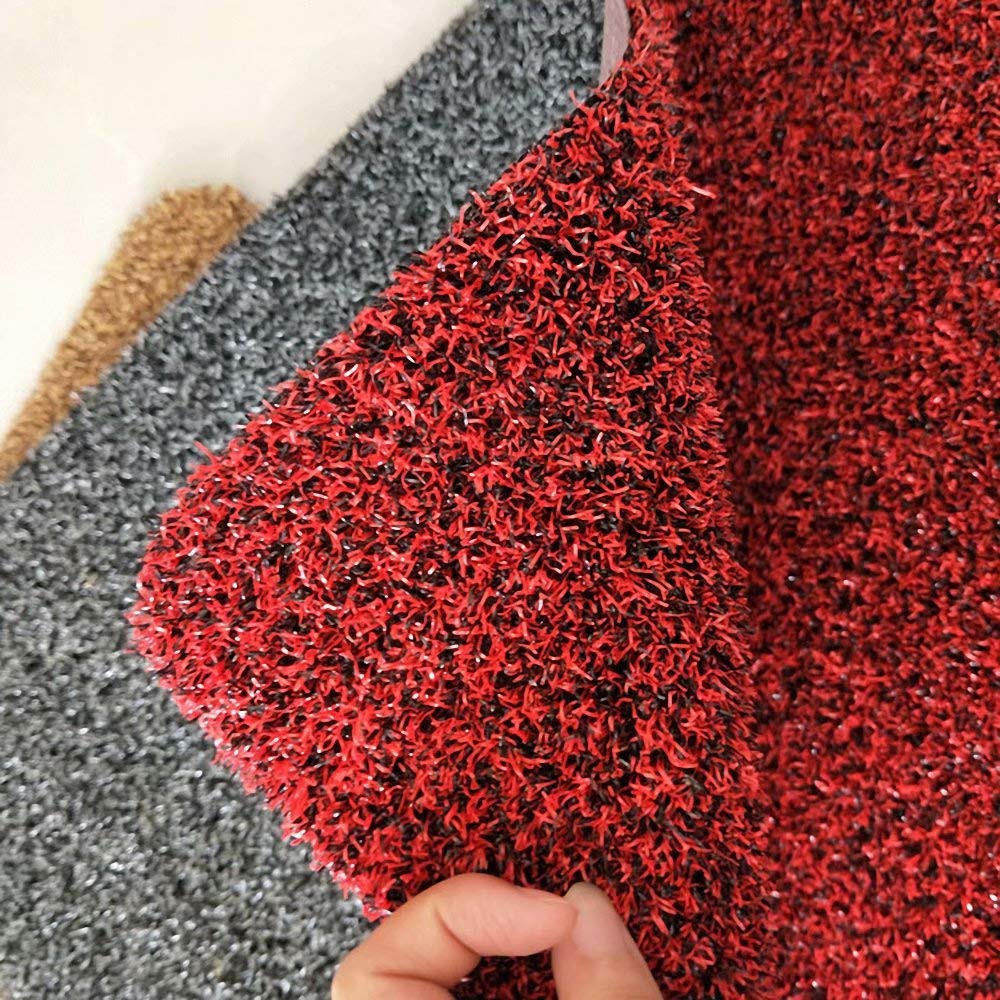 Premium YQ Park Artificial Turf Grass Doormat - Non-Slip Indoor/Outdoor Welcome Mat for Bathroom, Kitchen, Deck & Patio - Durable Decor Rug for Home & Office Entrance