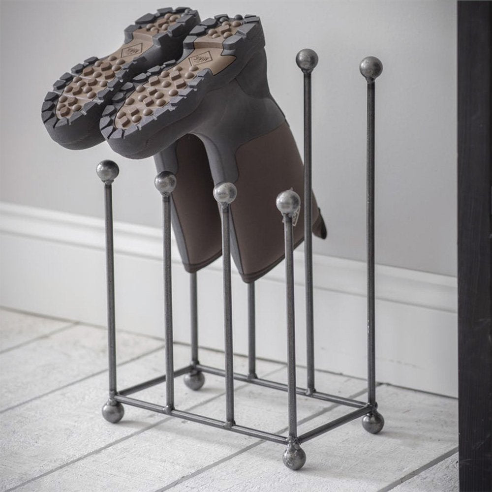 Farringdon Small Welly Boot Stand - Durable Rubber Boot Holder for Entryway, Mudroom, or Garage Organization