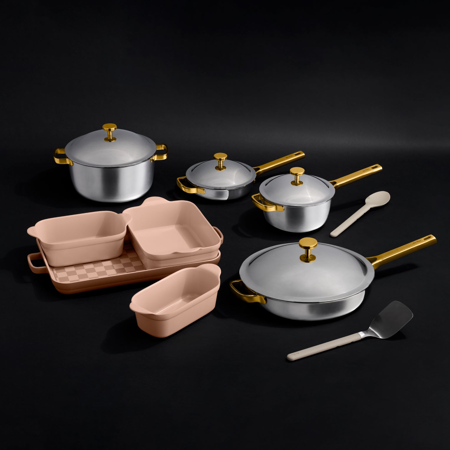 VIP Titanium Pro Complete 15-Piece Nonstick Cookware & Bakeware Set - Pots, Pans, Baking Sheets for Healthy Cooking, Frying, Roasting - Perfect for Home Chefs & Professional Kitchens