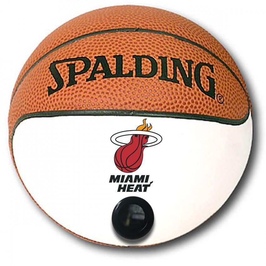 NBA Miniature Basketball Heat Collectible - Perfect for Sports Fans, Home Decor, and Gift Giving