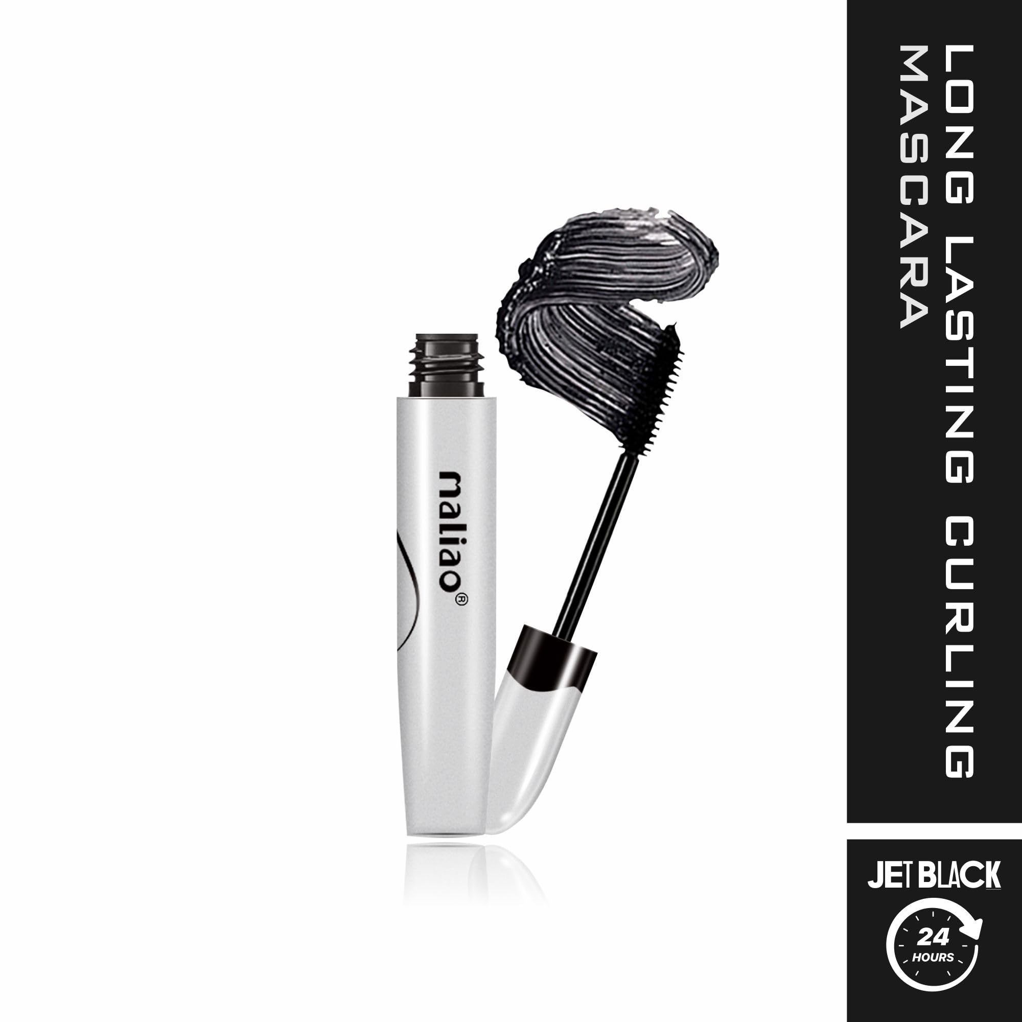 Maliao Long Lasting Waterproof Curling Mascara - Volumizing & Lengthening for Dramatic Lashes All Day | Perfect for Weddings, Parties & Everyday Glam