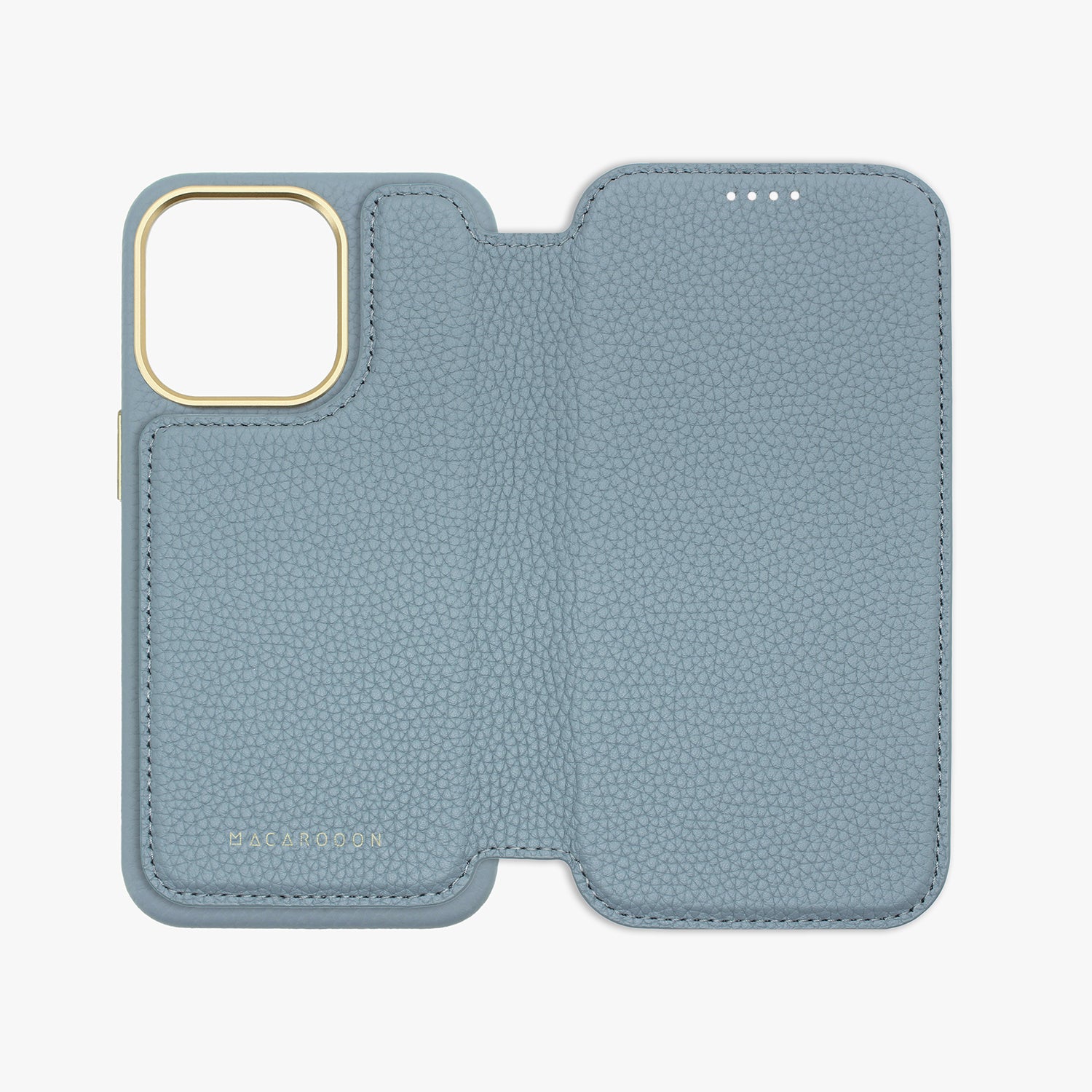 Premium Genuine Leather iPhone 15 Pro Case with MagSafe - Slim Flip Cover Wallet Design for Protection & Style | Perfect for Work, Travel & Everyday Use