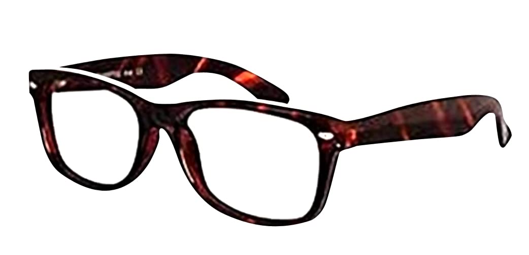 Multi-View Computer Reading Glasses Model 68 - Tortoise Frame +1.25 Strength for Office Work & Screen Time