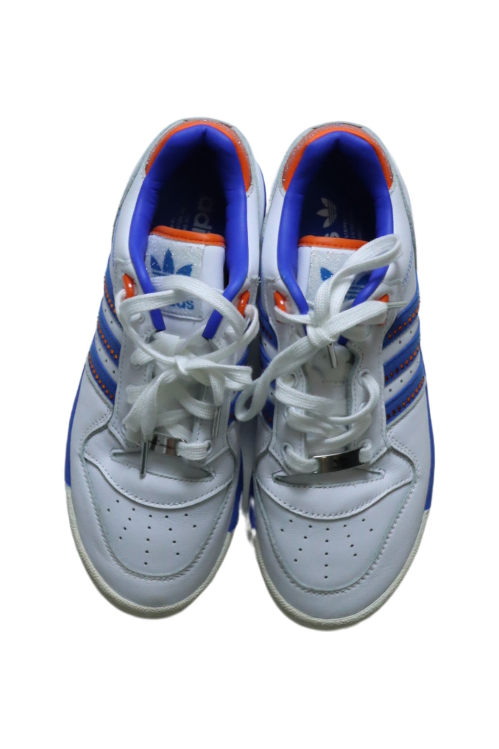 Adidas x Swarovski Rivalry Low Sneakers for Women - Crystal Embellished Athletic Shoes Size 12Y/13Y (EU38) - Stylish Comfort for Casual Wear, Gym & Street Fashion