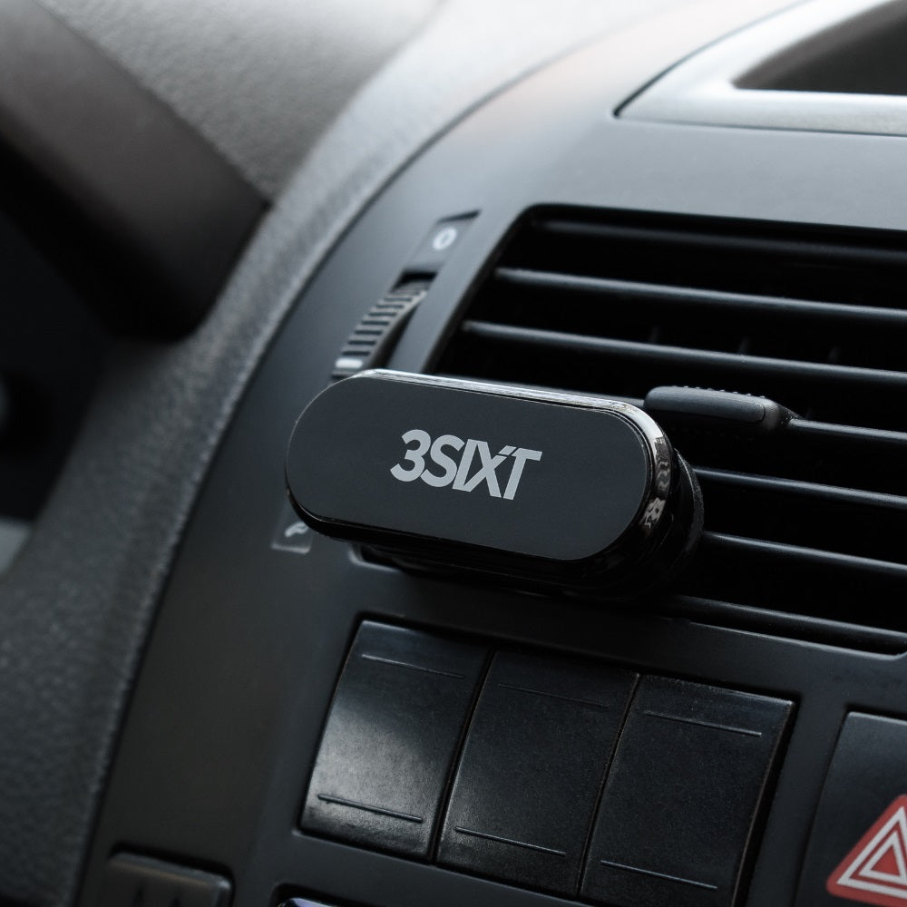 3sixT NeoVent Dual Magnetic Car Vent Mount - Strong Phone Holder for iPhone 15/14/13, Samsung Galaxy - Perfect for GPS Navigation & Hands-Free Driving