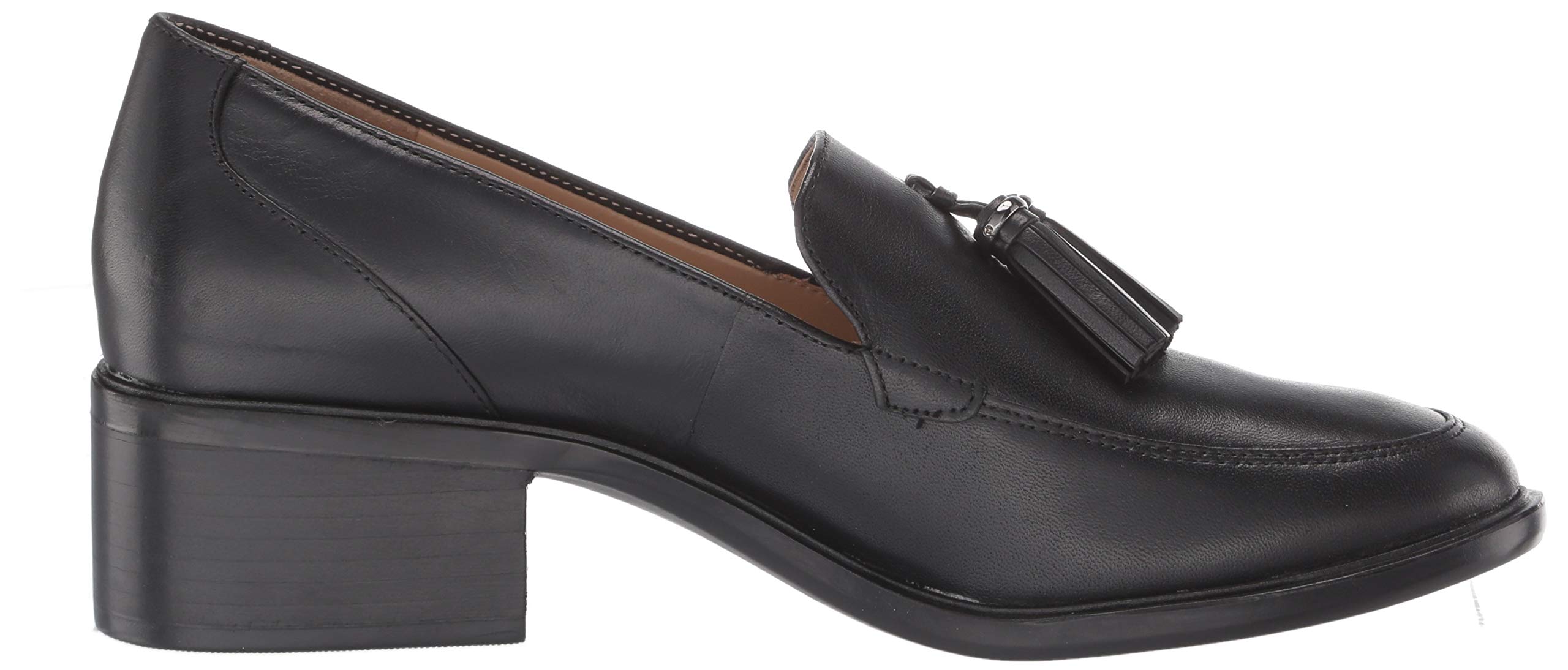 Naturalizer Women's Palmer Loafer Pump - Comfortable Slip-On Shoes for Work, Office & Casual Wear | Breathable Leather Flats with Cushioned Insoles