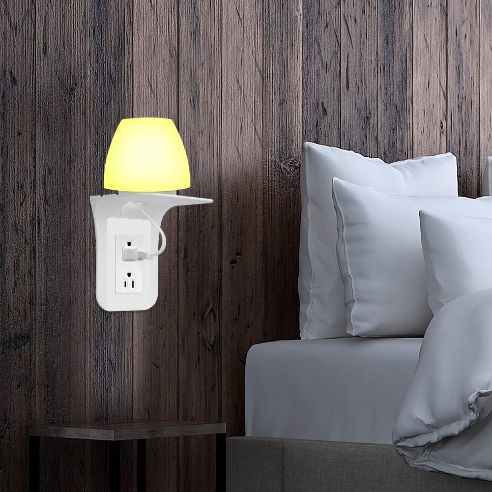Wall Outlet Shelf Organizer - Charging Station Shelf for Phones & Keys - Perfect for Bedroom, Kitchen, or Entryway Organization