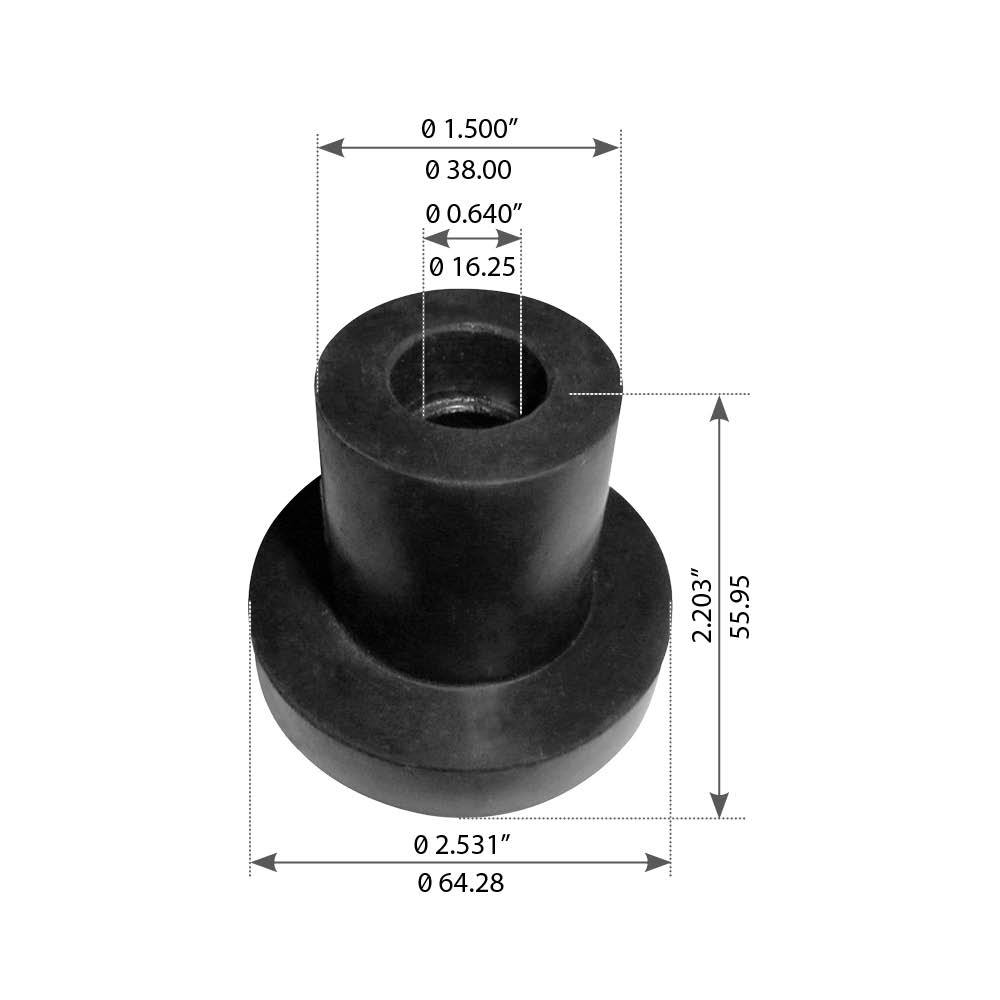 Fortpro Heavy Duty Radiator Mount for Kenworth Trucks - Replacement for 462300C2, K066177, M500 70NR - Perfect for Long Haul Trucking & Fleet Maintenance