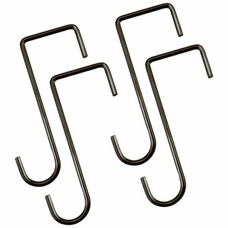 4 Pack Heavy Duty Fence Hook Brackets - Sturdy Hangers for Bird Feeders, Plant Pots, Baskets - Indoor & Outdoor Use - Perfect for Garden, Patio, Balcony Decor