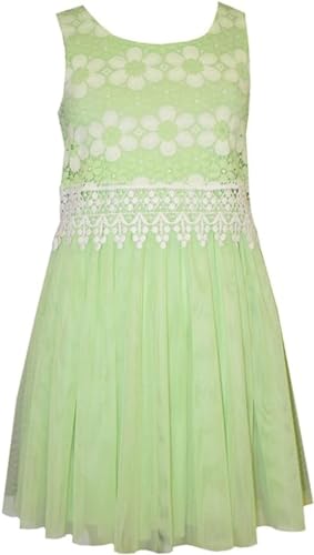 Lime -Lace - Tulle Dress