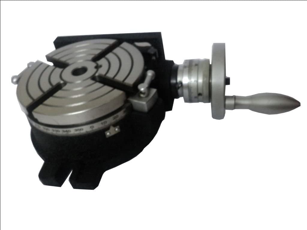 HV6 Rotary Table with Steel Dividing Plates & Tailstock - Complete Milling Indexing Kit for Precision Metalworking | Ideal for CNC Machining, DIY Projects & Workshop Use
