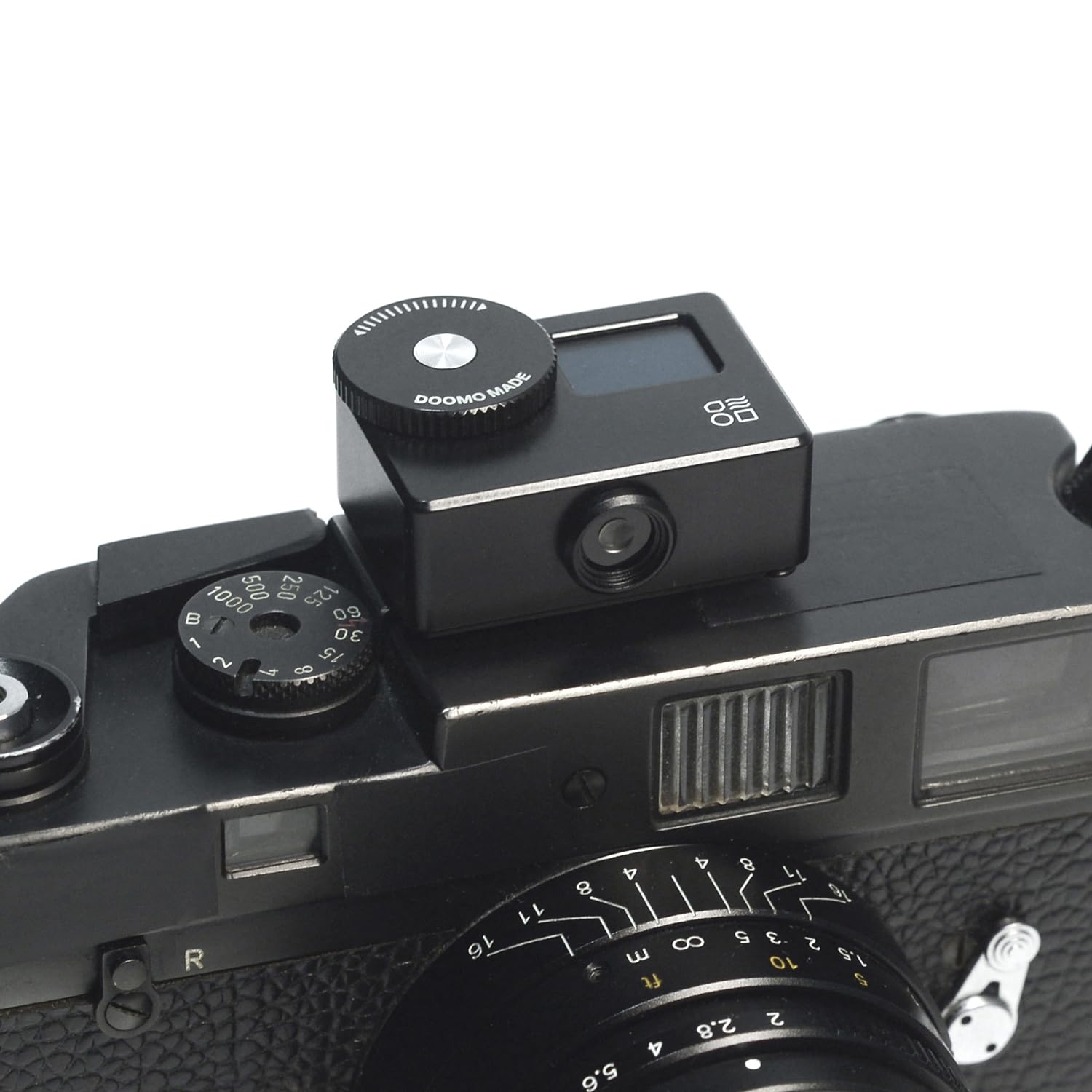 OLED Light Meter S - New Screen Design, Real-Time & One-Button Metering for Vintage Cameras (Black) - Perfect for Film Photography, Analog Camera Enthusiasts & Light Measurement