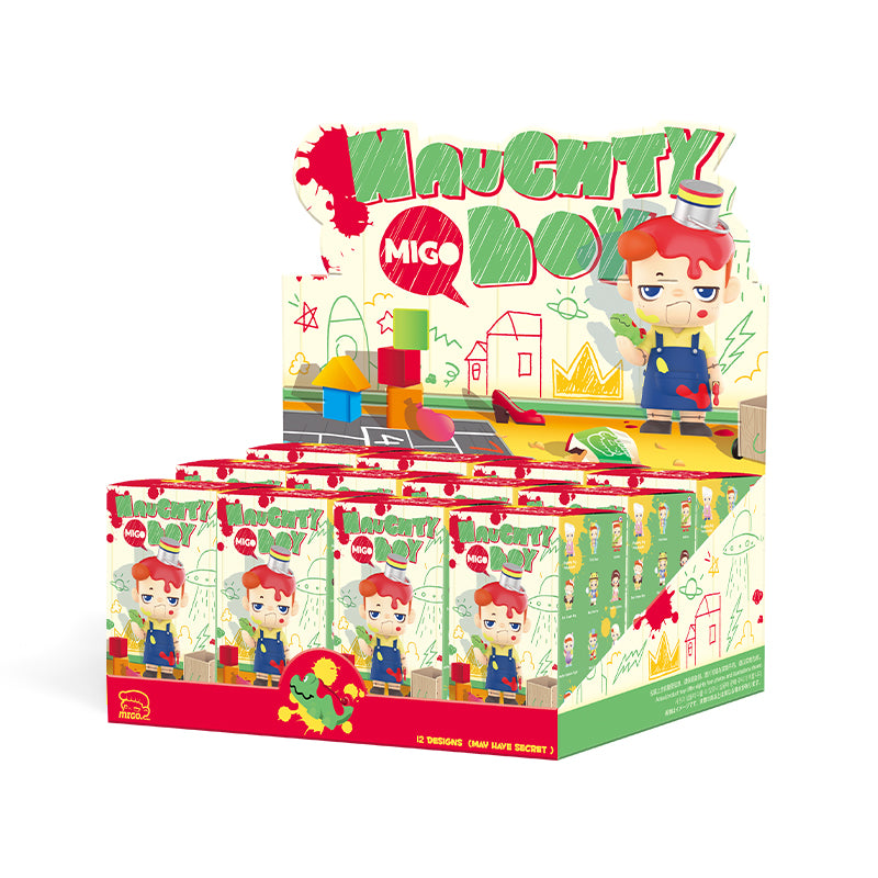 POP MART Migo Naughty Boy Series Blind Box Toy Collectible - Cute Anime Figure for Display, Gift & Surprise Unboxing Fun